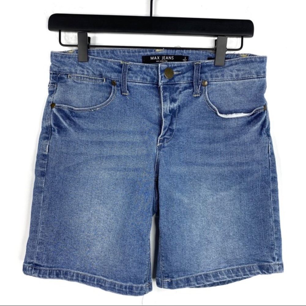 Max Jeans Medium Wash Mid Rise Shorts